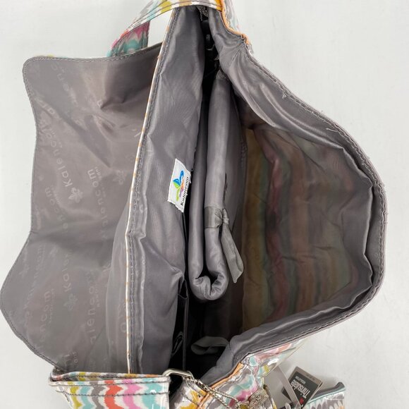 Kalencom New Orleans Colorful Extra Large Diaper Bag | Buckle Closure - Picture 2 of 7